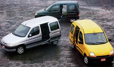 Citroën Berlingo vs Renault Kangoo vs Partner Patagonica