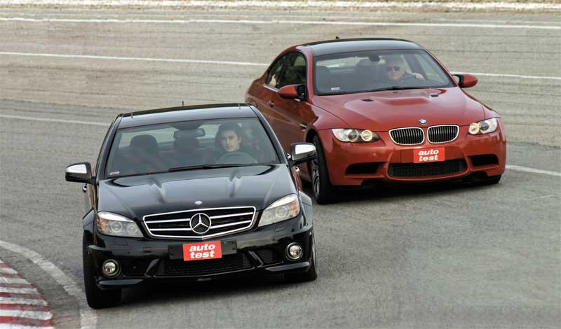 BMW M3 vs Mercedes Benz C 63 AMG