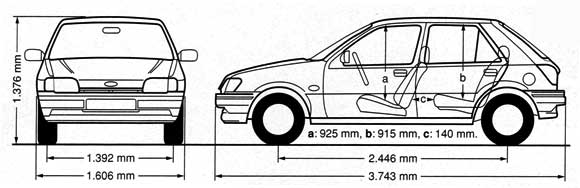 Ford Fiesta CLX 1.8 Di&eacute;sel