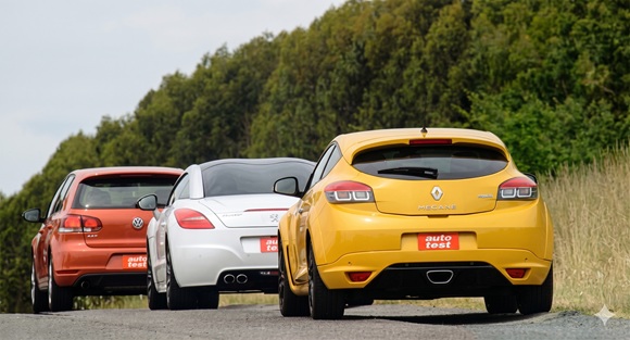 Peugeot RCZ vs Renault Megane III RS vs Volkswagen Golf GTi