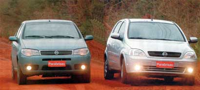 Chevrolet Corsa vs Fiat Palio